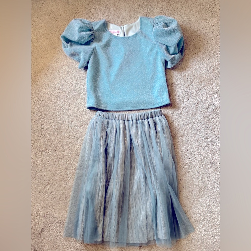 Girls 2 piece formal dress